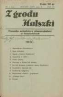 Z Grodu Halszki: pisemko młodzieży gimnazjalnej w Szamotułach 1933 styczeń/luty R.4 Nr1