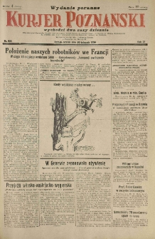 Kurier Poznański 1934.11.20 R.29 nr 528
