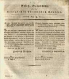 Gesetz-Sammlung für die Königlichen Preussischen Staaten. 1818 No3
