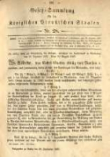 Gesetz-Sammlung für die Königlichen Preussischen Staaten. 1883.09.29 No28