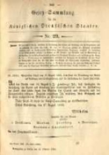 Gesetz-Sammlung für die Königlichen Preussischen Staaten. 1883.10.23 No29