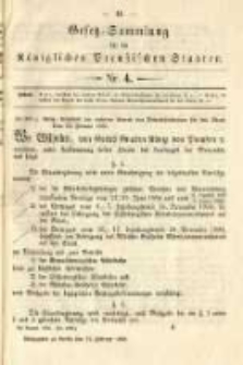 Gesetz-Sammlung für die Königlichen Preussischen Staaten. 1885.02.27 No4