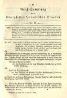 Gesetz-Sammlung für die Königlichen Preussischen Staaten. 1889.02.22 No3