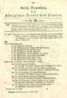 Gesetz-Sammlung f&uuml;r die K&ouml;niglichen Preussischen Staaten. 1889.12.30 No30