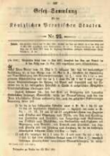 Gesetz-Sammlung für die Königlichen Preussischen Staaten. 1890.05.29 No22