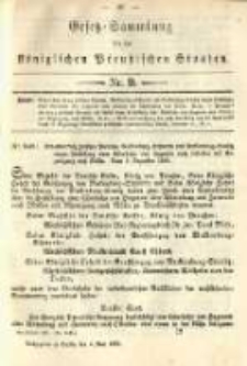 Gesetz-Sammlung für die Königlichen Preussischen Staaten. 1891.05.05 No9