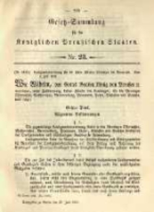 Gesetz-Sammlung für die Königlichen Preussischen Staaten. 1891.07.27 No23