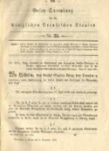 Gesetz-Sammlung f&uuml;r die K&ouml;niglichen Preussischen Staaten. 1891.12.08 No35