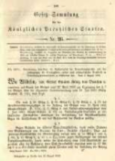 Gesetz-Sammlung für die Königlichen Preussischen Staaten. 1892.08.26 No26
