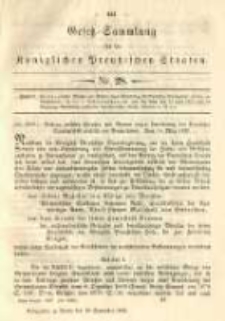 Gesetz-Sammlung für die Königlichen Preussischen Staaten. 1892.09.13 No28