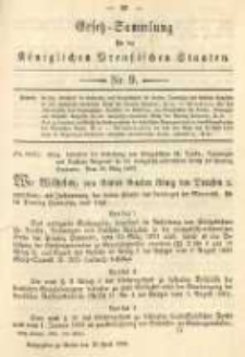 Gesetz-Sammlung für die Königlichen Preussischen Staaten. 1893.04.12 No9