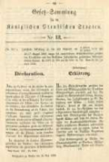 Gesetz-Sammlung f&uuml;r die K&ouml;niglichen Preussischen Staaten. 1893.05.24 No13