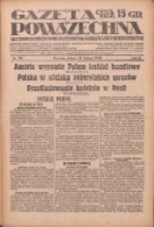 Gazeta Powszechna: wychodzi codziennie z czterema dodatkami tygodniowemi 1929.02.12 R.10 Nr35