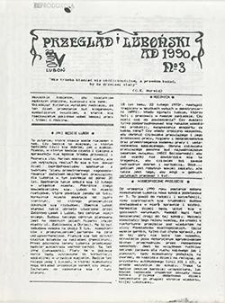 Przegląd Luboński 1990 Nr3