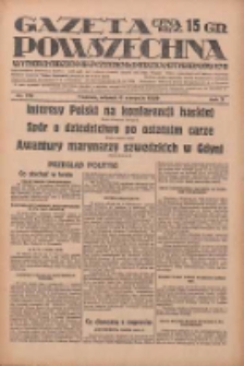 Gazeta Powszechna: wychodzi codziennie z czterema dodatkami tygodniowemi 1929.08.06 R.10 Nr179