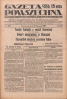 Gazeta Powszechna: wychodzi codziennie z czterema dodatkami tygodniowemi 1929.11.21 R.10 Nr269