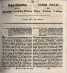 Gesetz-Sammlung für die Königlichen Preussischen Staaten. 1826 No14