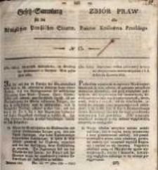 Gesetz-Sammlung für die Königlichen Preussischen Staaten. 1830 No15