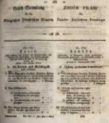 Gesetz-Sammlung für die Königlichen Preussischen Staaten. 1830 No20