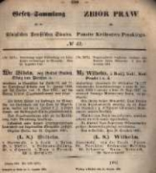 Gesetz-Sammlung für die Königlichen Preussischen Staaten. 1861.12.31 No42