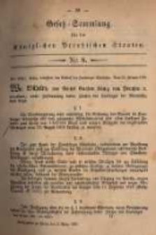 Gesetz-Sammlung für die Königlichen Preussischen Staaten. 1880.03.03 No8