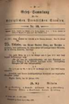 Gesetz-Sammlung für die Königlichen Preussischen Staaten. 1880.03.06 No10