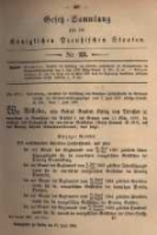 Gesetz-Sammlung für die Königlichen Preussischen Staaten. 1880.06.18 No23
