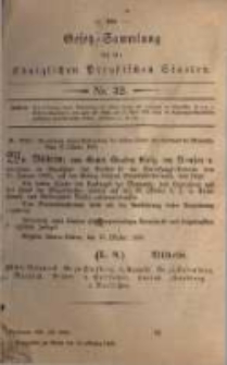 Gesetz-Sammlung für die Königlichen Preussischen Staaten. 1880.10.16 No32