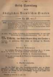 Gesetz-Sammlung für die Königlichen Preussischen Staaten. 1882.06.17 No23