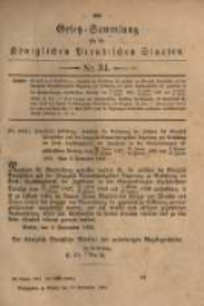 Gesetz-Sammlung für die Königlichen Preussischen Staaten. 1882.11.10 No34