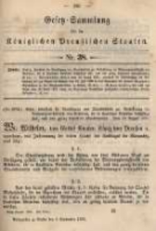 Gesetz-Sammlung für die Königlichen Preussischen Staaten. 1895.09.05 No38