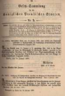 Gesetz-Sammlung für die Königlichen Preussischen Staaten. 1899.02.13 No5