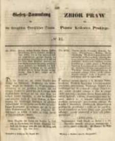 Gesetz-Sammlung für die Königlichen Preussischen Staaten. 1847.08.12 No31