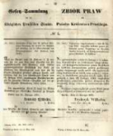Gesetz-Sammlung für die Königlichen Preussischen Staaten. 1851.03.31 No5