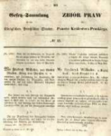 Gesetz-Sammlung für die Königlichen Preussischen Staaten. 1851.05.27 No15