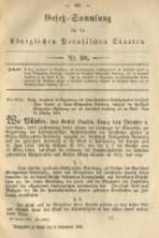 Gesetz-Sammlung für die Königlichen Preussischen Staaten. 1878.11.09 No30