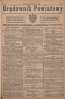 Orędownik Powiatowy: urzędowy organ dla powiatu grodziskiego oraz miast Grodziska, Opalenicy i Buku 1920.03.20 R.1 Nr23