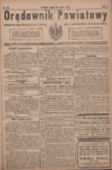 Orędownik Powiatowy: urzędowy organ dla powiatu grodziskiego oraz miast Grodziska, Opalenicy i Buku 1920.03.28 R.1 Nr25