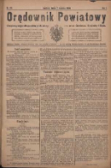 Orędownik Powiatowy: urzędowy organ dla powiatu grodziskiego oraz miast Grodziska, Opalenicy i Buku 1920.04.07 R.1 Nr28