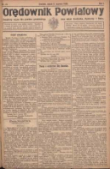 Orędownik Powiatowy: urzędowy organ dla powiatu grodziskiego oraz miast Grodziska, Opalenicy i Buku 1920.06.05 R.1 Nr45