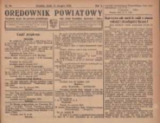 Orędownik Powiatowy: urzędowy organ dla powiatu grodziskiego oraz miast Grodziska, Opalenicy i Buku 1920.08.11 R.1 Nr64