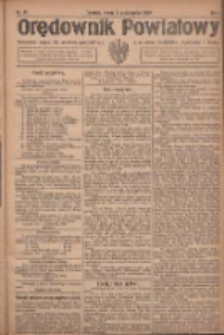 Orędownik Powiatowy: urzędowy organ dla powiatu grodziskiego oraz miast Grodziska, Opalenicy i Buku 1920.10.09 R.1 Nr81