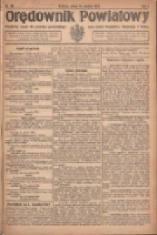 Orędownik Powiatowy: urzędowy organ dla powiatu grodziskiego oraz miast Grodziska, Opalenicy i Buku 1920.12.18 R.1 Nr101