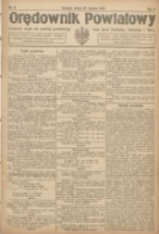 Orędownik Powiatowy: urzędowy organ dla powiatu grodziskiego oraz miast Grodziska, Opalenicy i Buku 1921.01.29 R.2 Nr9