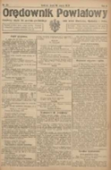 Orędownik Powiatowy: urzędowy organ dla powiatu grodziskiego oraz miast Grodziska, Opalenicy i Buku 1921.03.16 R.2 Nr22
