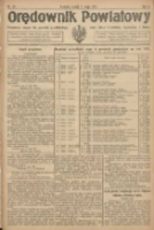 Orędownik Powiatowy: urzędowy organ dla powiatu grodziskiego oraz miast Grodziska, Opalenicy i Buku 1921.05.07 R.2 Nr37