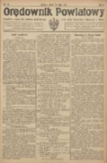 Orędownik Powiatowy: urzędowy organ dla powiatu grodziskiego oraz miast Grodziska, Opalenicy i Buku 1921.05.18 R.2 Nr40