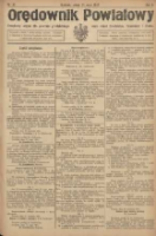 Orędownik Powiatowy: urzędowy organ dla powiatu grodziskiego oraz miast Grodziska, Opalenicy i Buku 1921.05.21 R.2 Nr41