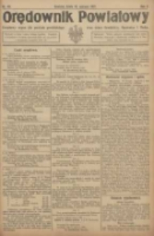 Orędownik Powiatowy: urzędowy organ dla powiatu grodziskiego oraz miast Grodziska, Opalenicy i Buku 1921.06.15 R.2 Nr48