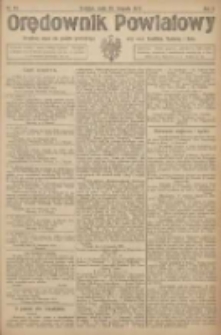 Orędownik Powiatowy: urzędowy organ dla powiatu grodziskiego oraz miast Grodziska, Opalenicy i Buku 1921.11.23 R.2 Nr94
